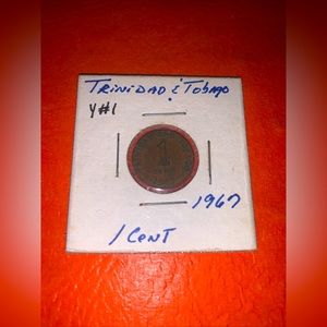 1967 1 Cent Trinidad and Tobago Coin